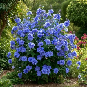 Гибискус Сансет Блоссом купить по цене от 248р. в интернет-магазине «Посадика» с доставкой почтой в в Мантуровое и по всей России – [изображение №1].