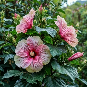 Гибискус Иден Бьюти купить по цене от 460р. в интернет-магазине «Посадика» с доставкой почтой в в Мантуровое и по всей России – [изображение №1].