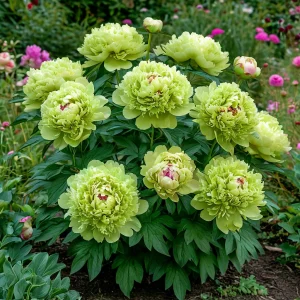 Пион Зеленые Бобы купить по цене от 610р. в интернет-магазине «Посадика» с доставкой почтой в в Мантуровое и по всей России – [изображение №1].