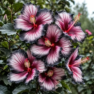 Гибискус садовый Самер Бридж купить по цене от 306р. в интернет-магазине «Посадика» с доставкой почтой в в Мантуровое и по всей России – [изображение №1].